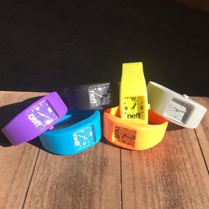 Neff silicone watch set.